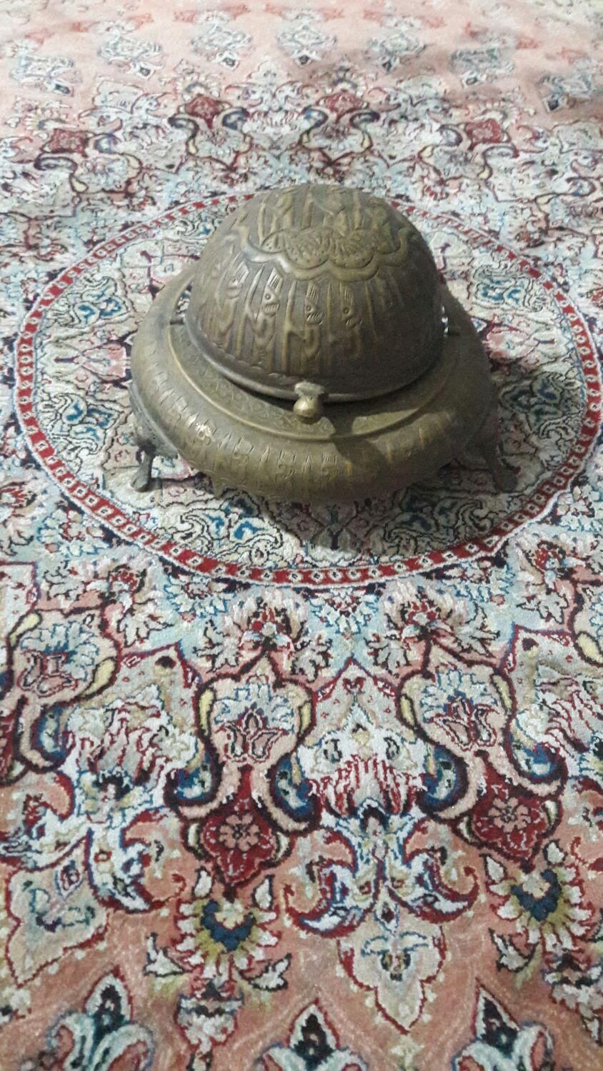 قندون مسی قدیمی|کلکسیون اشیاء عتیقه|اندیشه, |دیوار