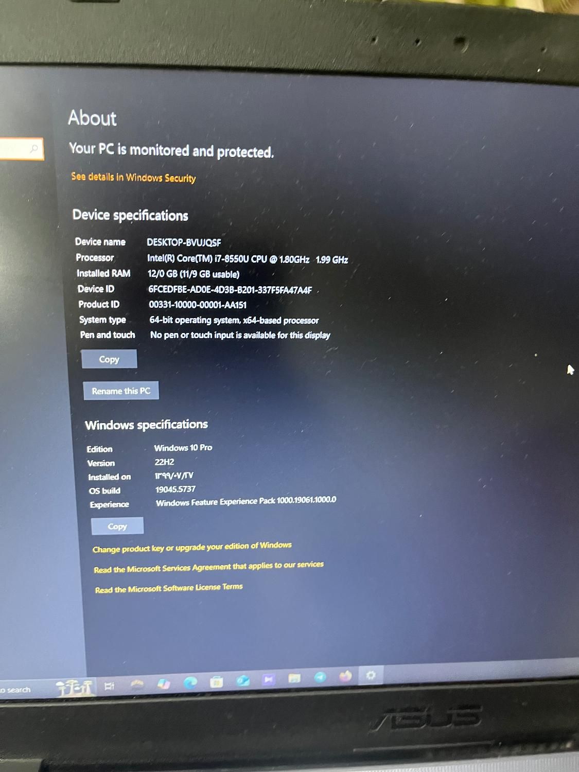 لپ تاب asus|رایانه همراه|بیرجند, |دیوار