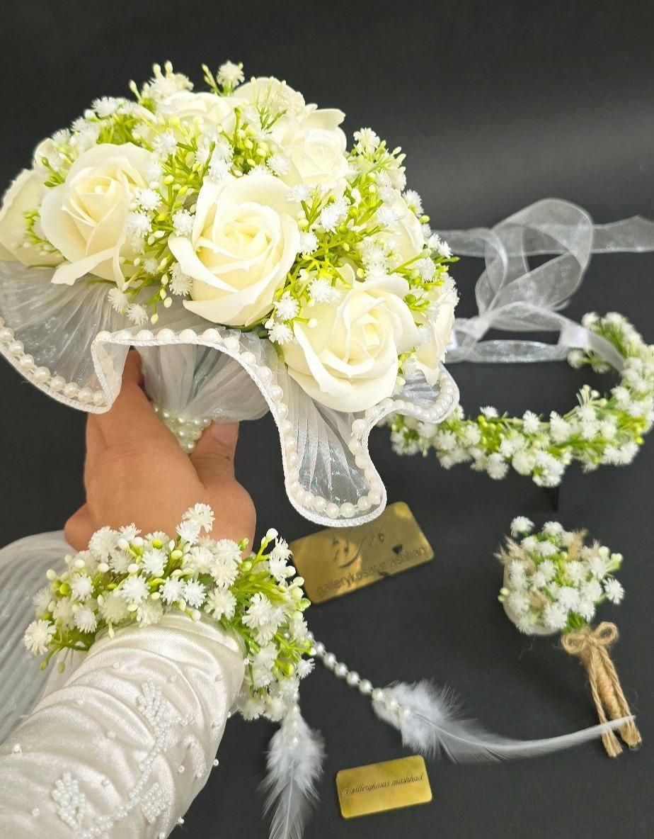 دسته گل عروس ارکیده|گل مصنوعی|مشهد, شهید مطهری|دیوار