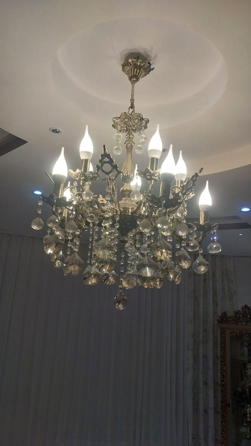 لوستر سلطنتی و برنز زیبا|لوستر و چراغ آویز|سقز, |دیوار