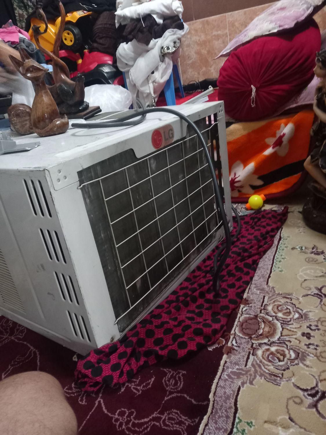 کولر پنجره ای ال جی کاملا سالم و سرما دهی بالا|کولر گازی و فن‌کوئل|گنبد کاووس, |دیوار