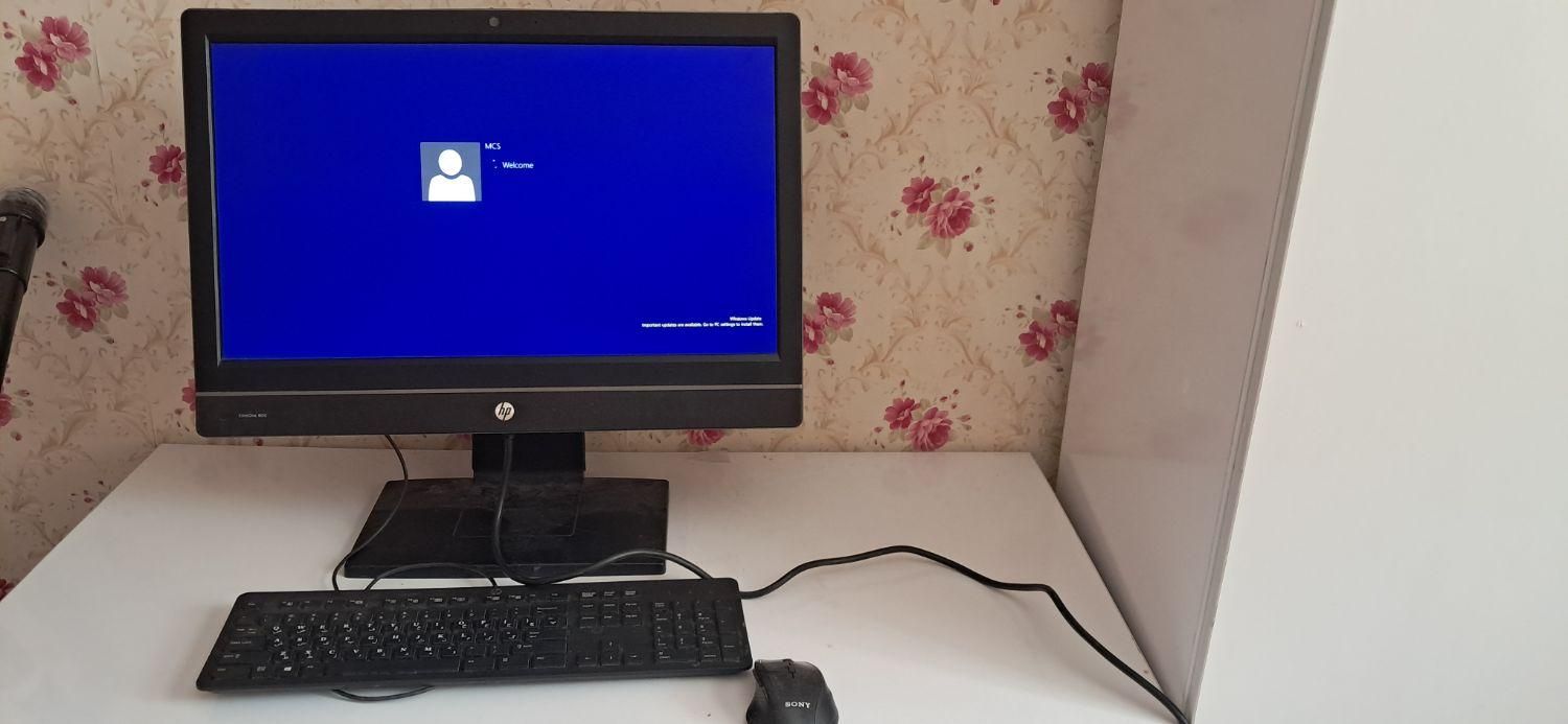 کامپیوتر این وان HP عالی همراه با کیبورد اصلی وموس|رایانه رومیزی|اهواز, فرهنگ شهر|دیوار