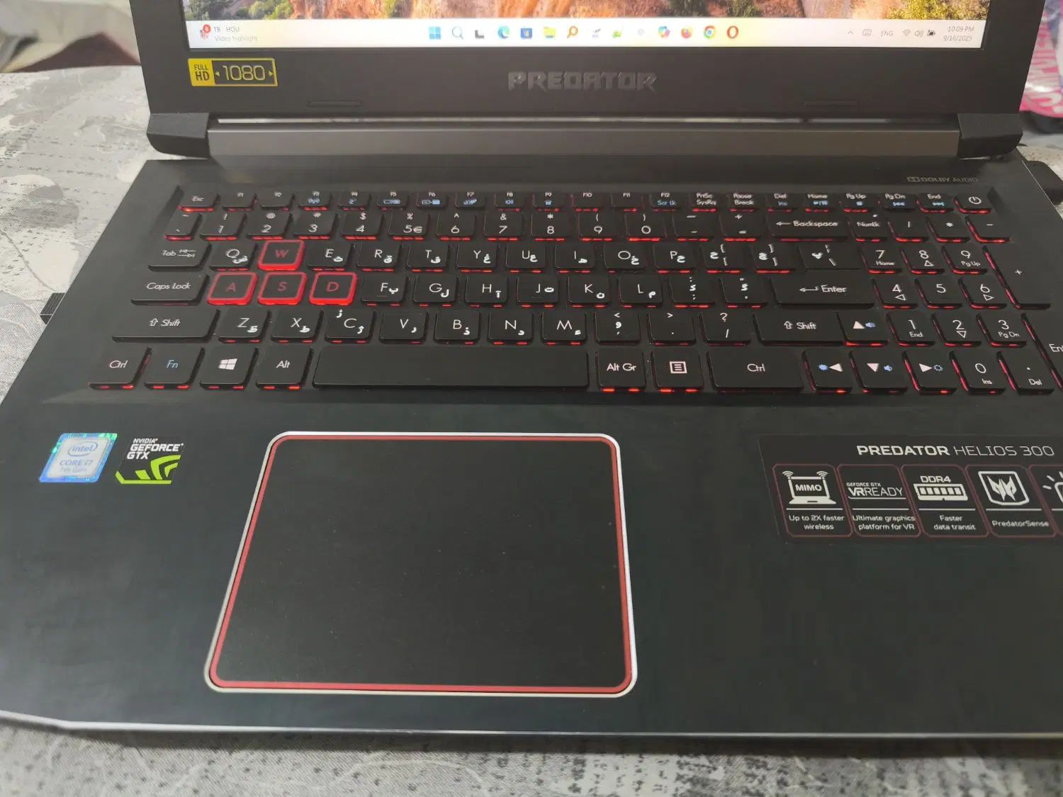 لپتاپ گیمینگ Acer Predator Helios 300|رایانه همراه|تهران, گلستان (شهرک راه آهن)|دیوار