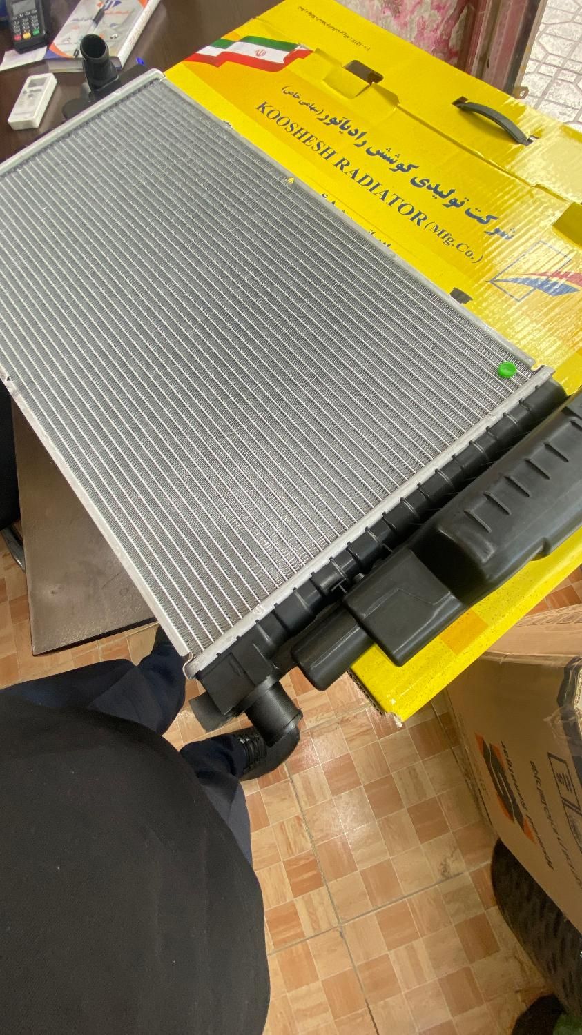 رادیات آب پژو ۴۰۵ تیبا ساینا سورن سمند ef7|قطعات یدکی و لوازم جانبی|قرچک, زیبا شهر|دیوار