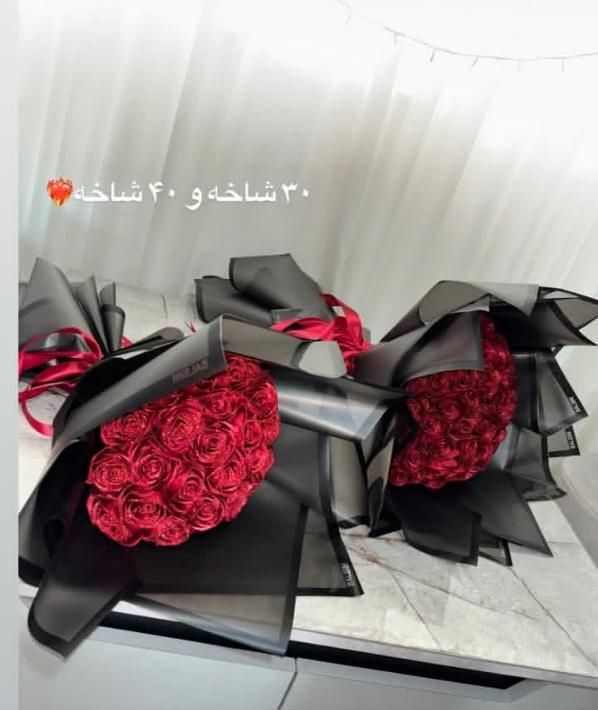 دسته گل جاودان با رز روبانی|گل مصنوعی|تهران, نعمت‌آباد|دیوار