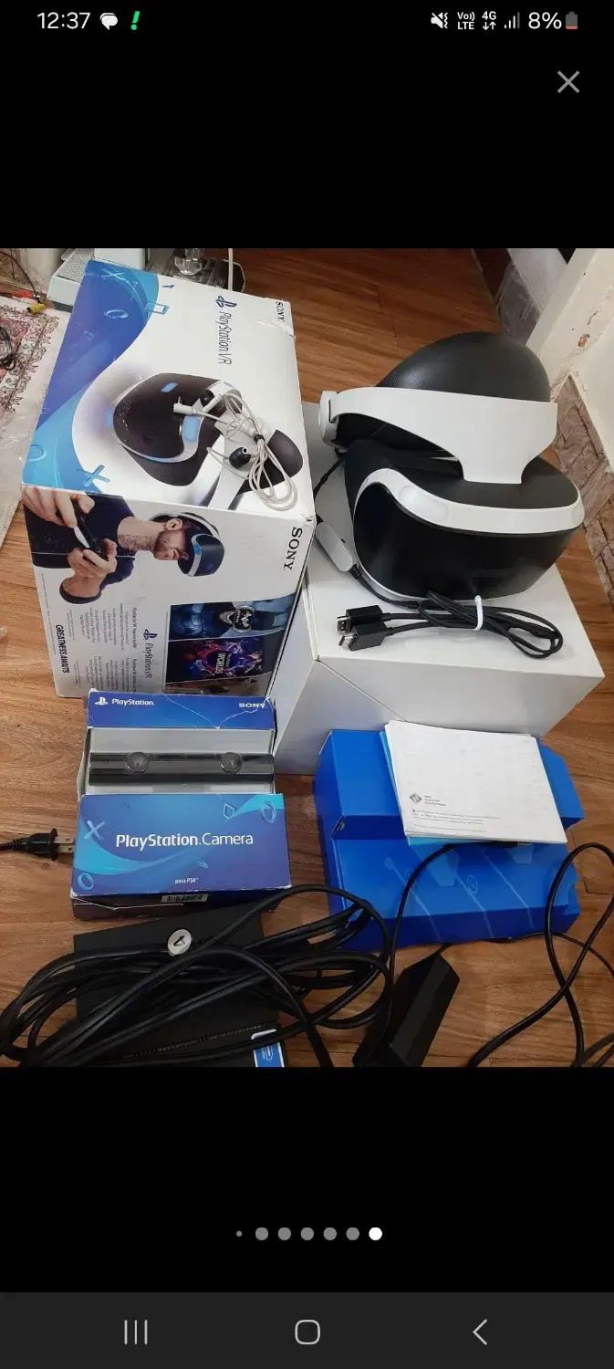 عینک واقعیت مجازی ps4  . PSVR|کنسول، بازی ویدئویی و آنلاین|تهران, جنت‌آباد شمالی|دیوار