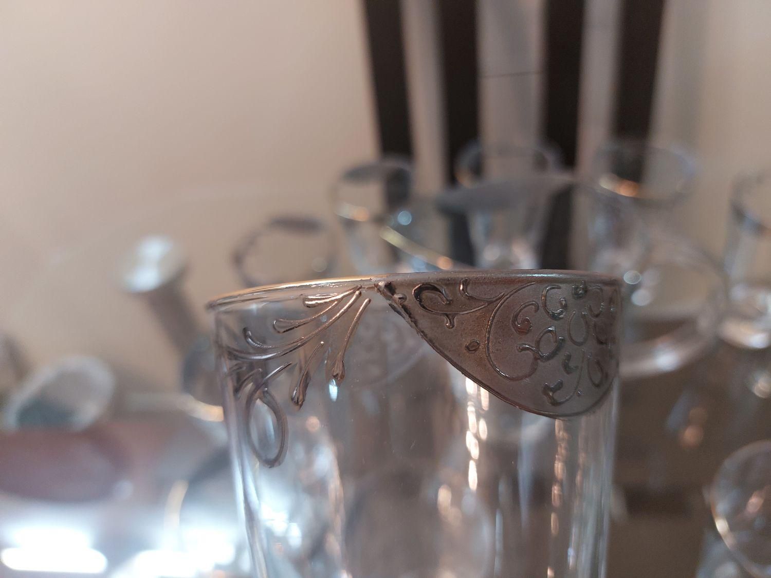 پارچ ولیوان نقره کوب فرانسه|ظروف سرو و پذیرایی|تهران, مینای جنوبی|دیوار