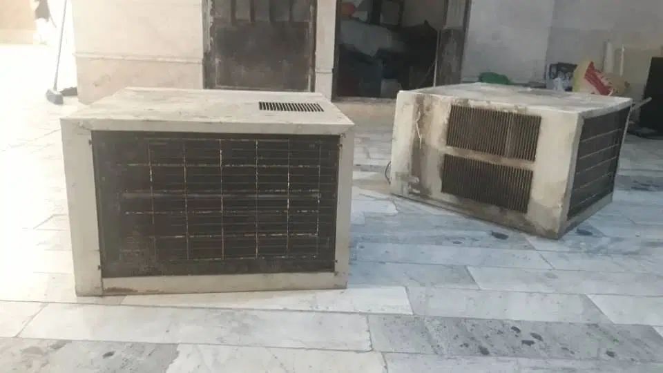 دو عدد کولر گازی ۱۸ هزار موتور بزرگ سانیو|کولر گازی و فن‌کوئل|بندرعباس, |دیوار