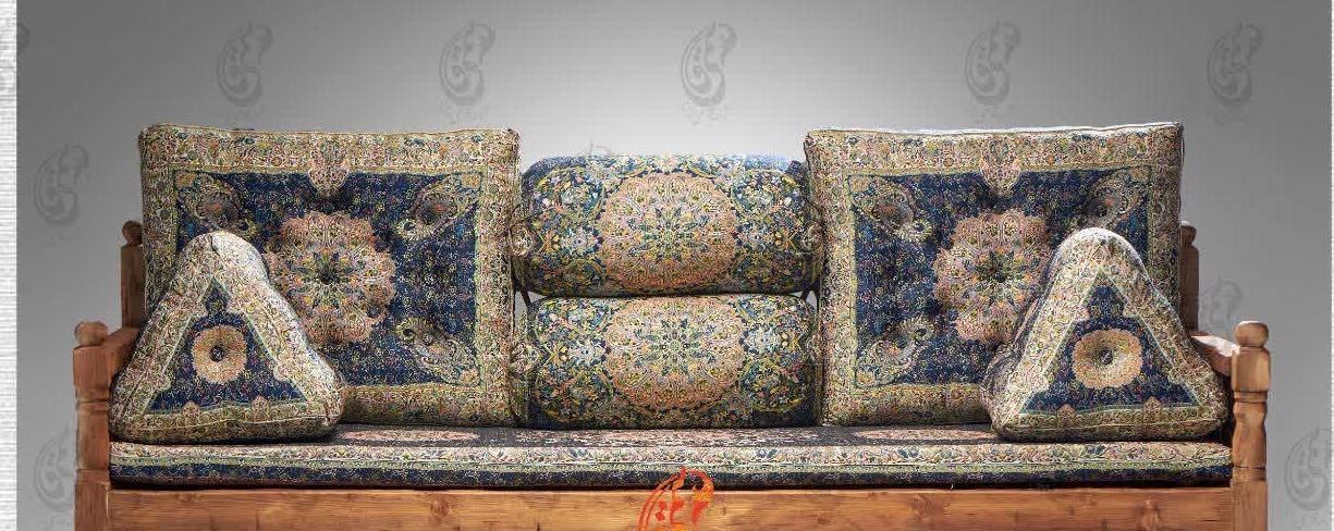 سرویس ۷تکه شاهنشین ترمه یزد(برند)|پشتی|کرج, حصارک بالا|دیوار