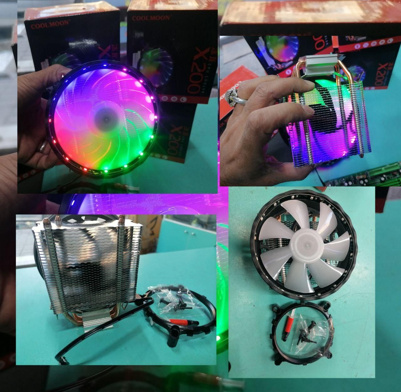 فن RGB مناسب برای تمامی مادربردها|قطعات و لوازم جانبی رایانه|مشهد, رده|دیوار