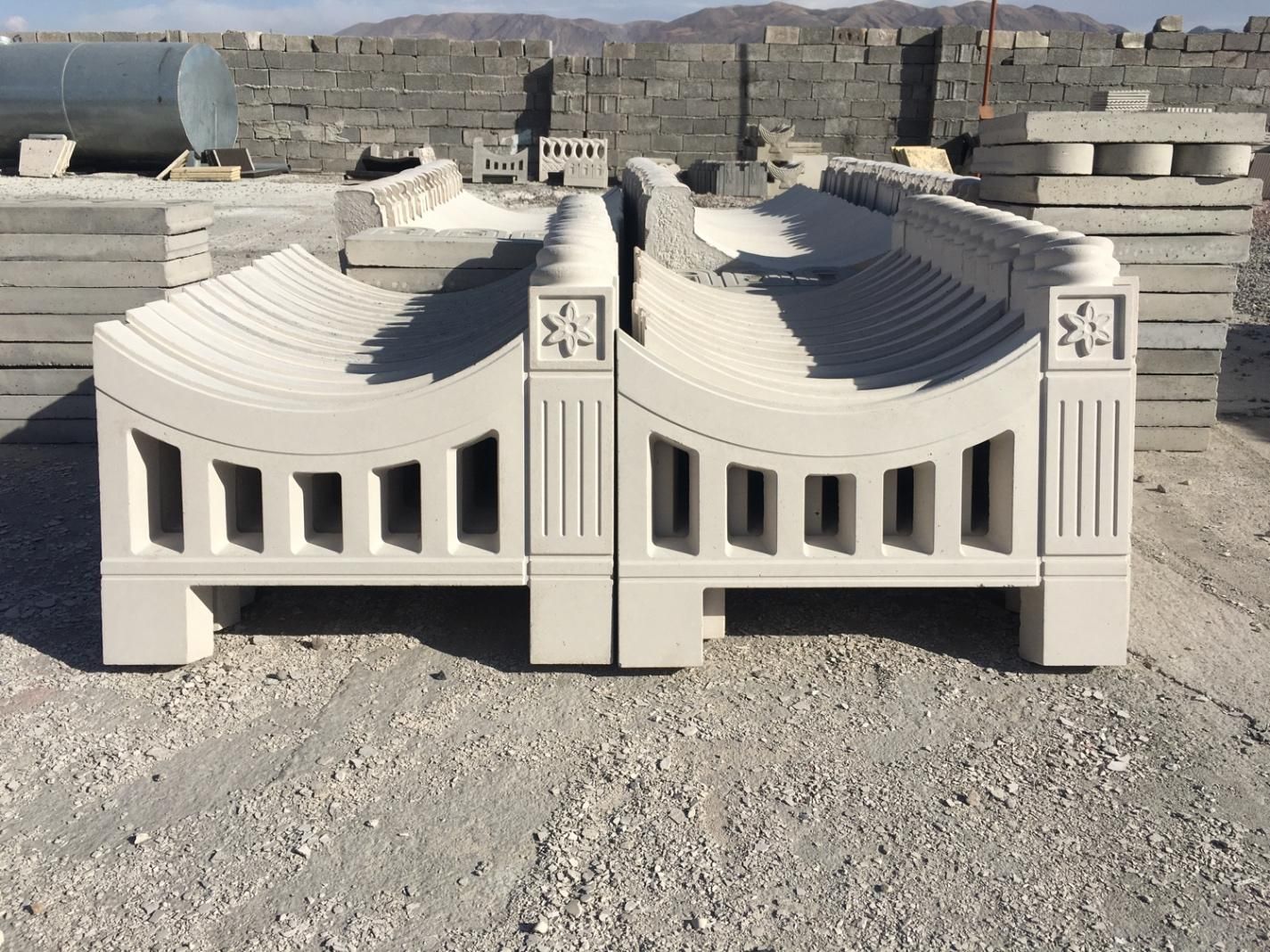 تولید و فروش انواع جدول ونرده دورباغچه|مصالح و تجهیزات ساختمان|میانه, |دیوار