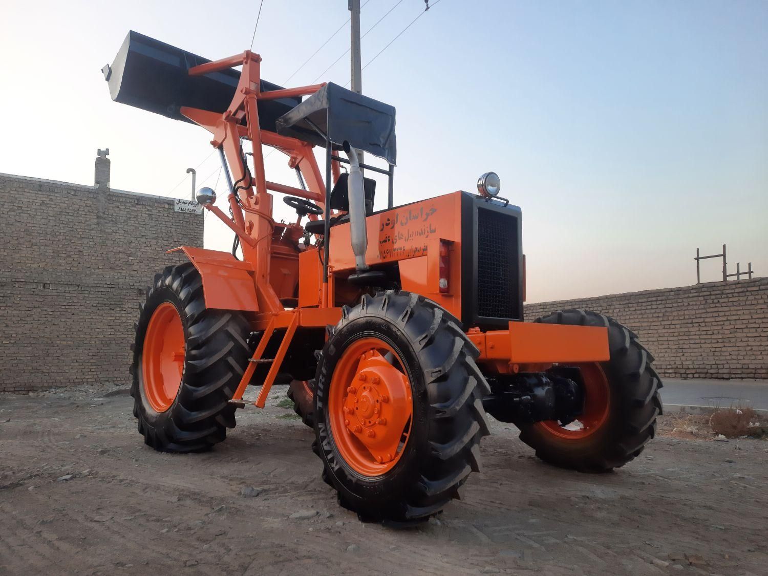 فروش تراکتور رومانی بیل عقب لودری جفت دیفرانسیل|خودرو سنگین|مشهد, رباط طرق|دیوار