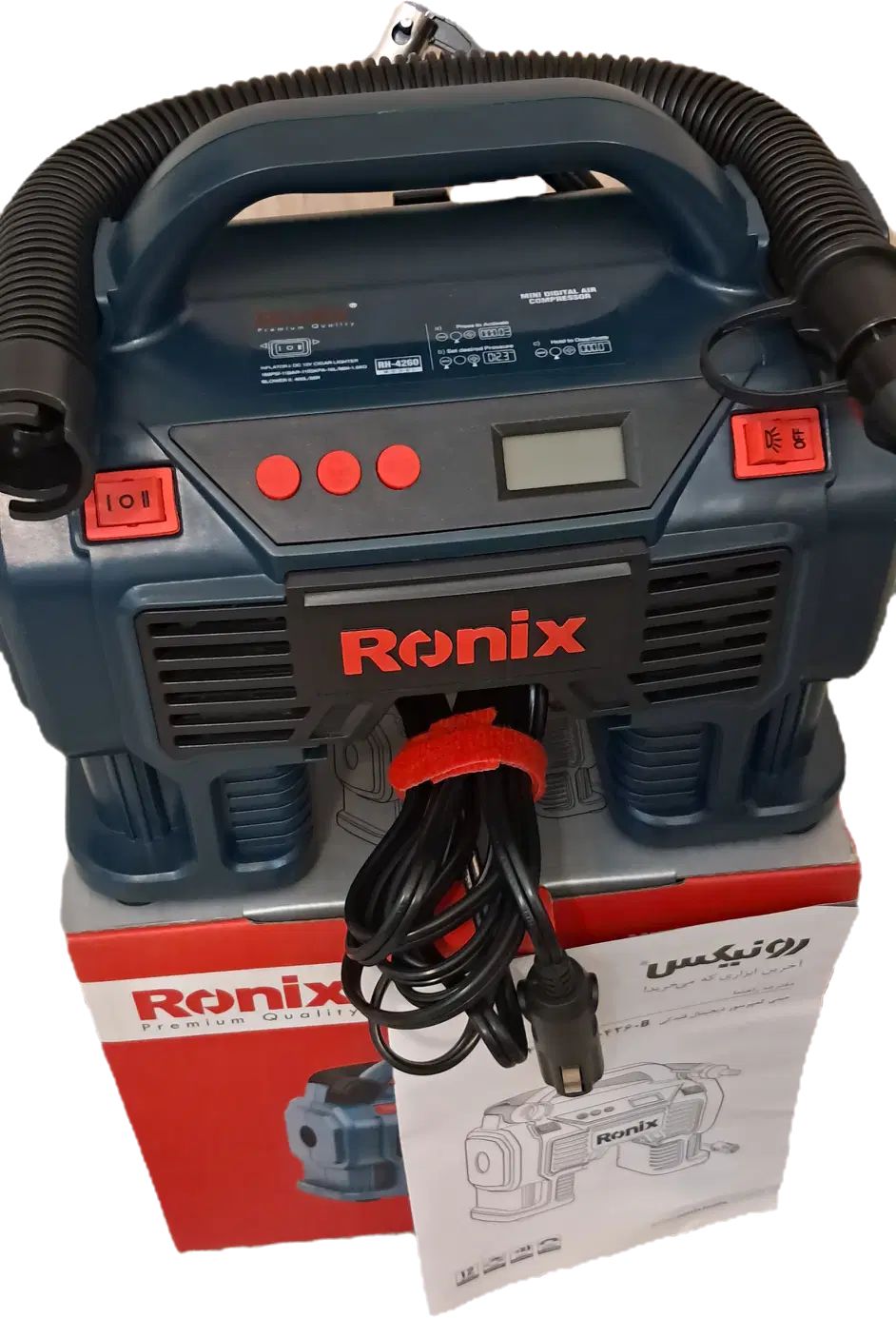 مینی کمپرسور دیجیتال فندکی مدل  RH-4260 رونیکس|قطعات یدکی و لوازم جانبی|تهران, کاج|دیوار