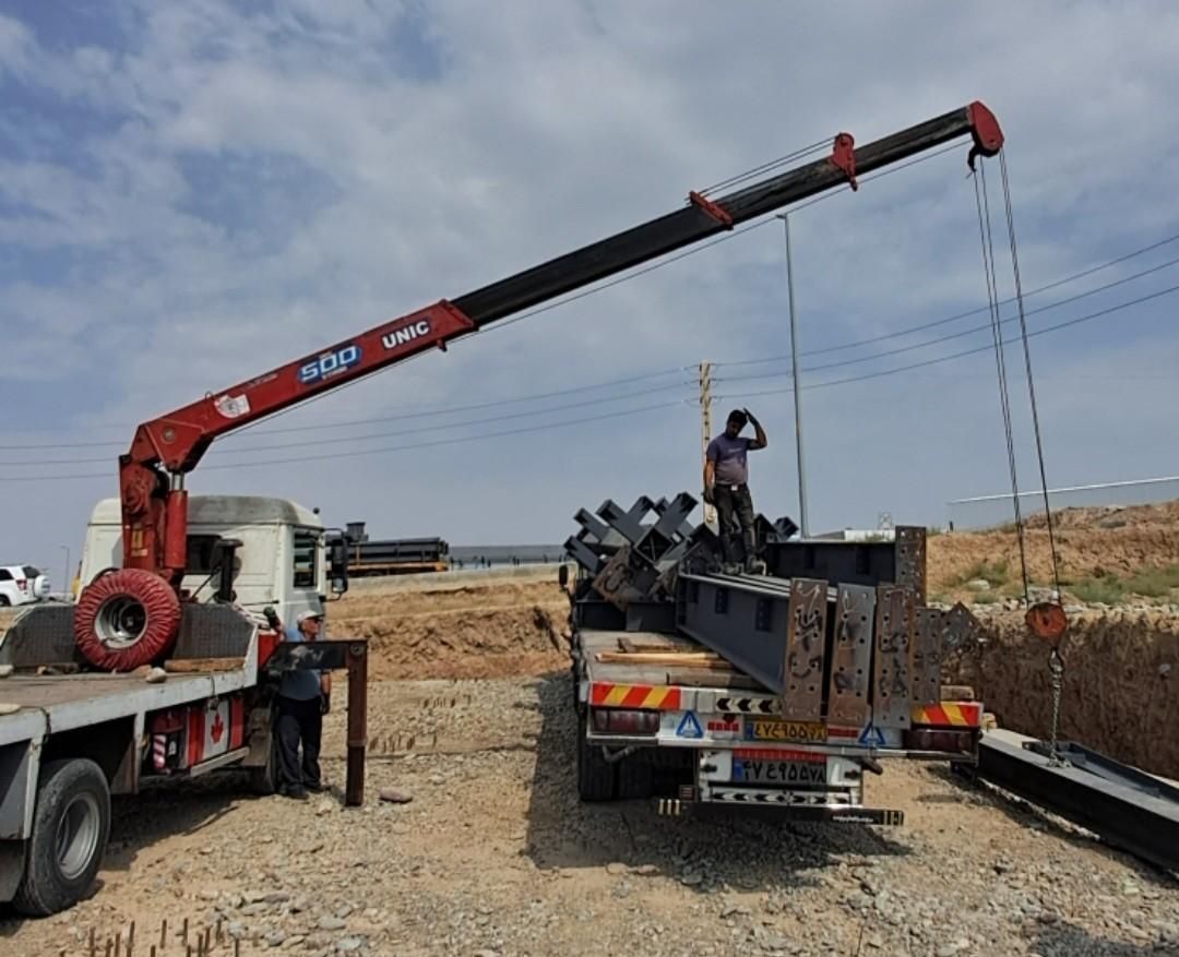 حمل بار با جرثقیل،بارگیری و تخلیه...|خدمات حمل و نقل|شهریار, |دیوار