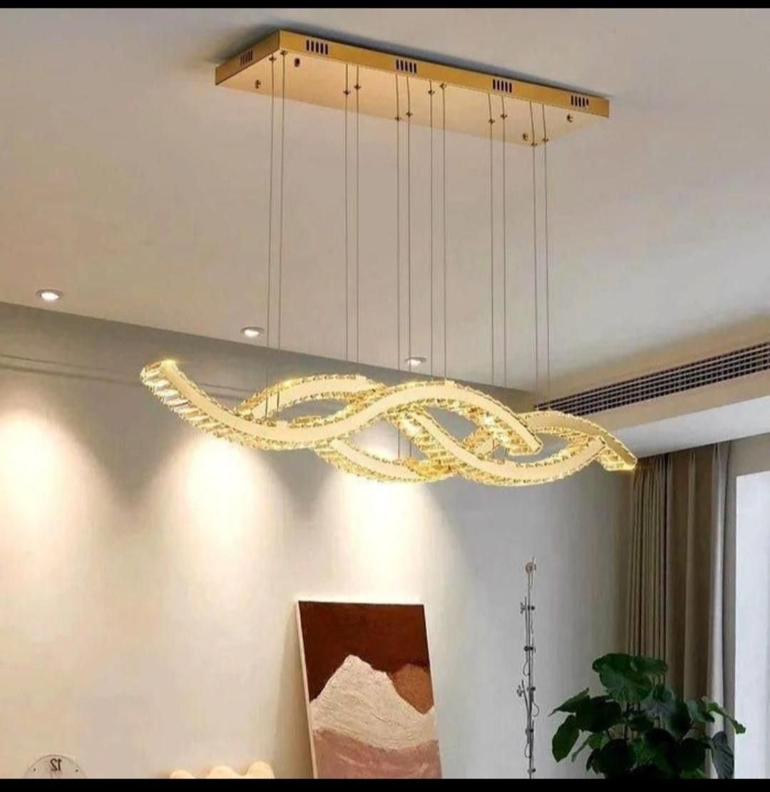 لوستر الماس.کهکشانی لاینر موج۱۵۳۷.AC light|لوستر و چراغ آویز|تهران, سنگلج (شاپور)|دیوار