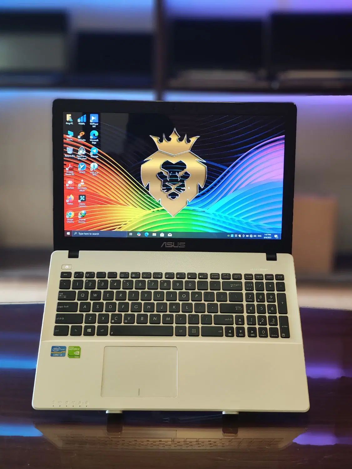 سفید 15.6 اینچی Asus گرافیک دار فول پورت باطری نو|رایانه همراه|تهران, میدان ولیعصر|دیوار