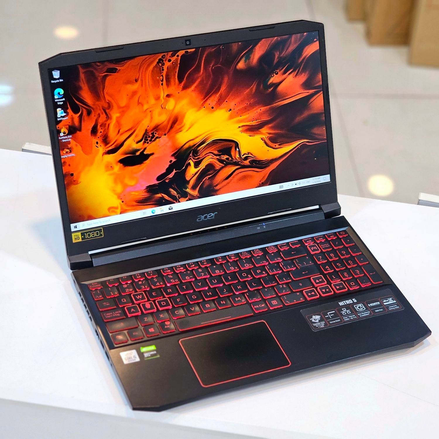لپتاپ گیمینگ Acer Nitro 5 با رم 40 گیگ|رایانه همراه|شیراز, ملاصدرا|دیوار