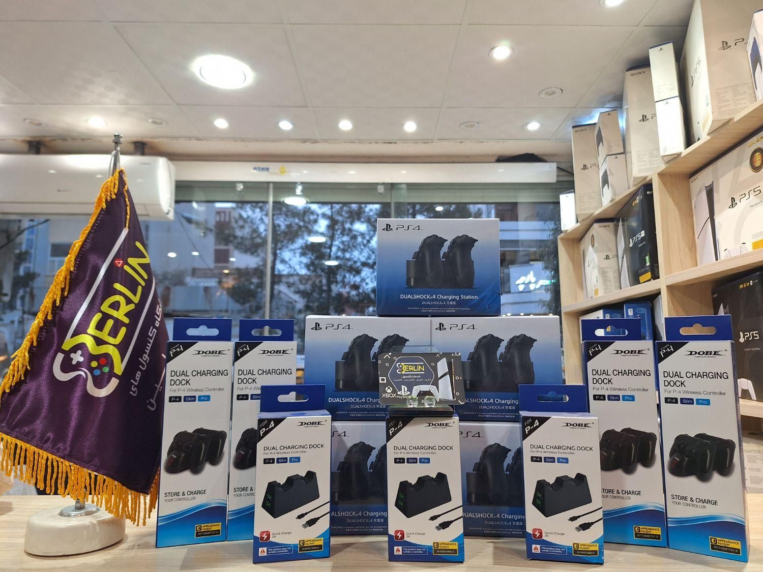 پایه شارژر فایوPS5سونی۵ایکس باکسXBOXسونی۴PS4|کنسول، بازی ویدئویی و آنلاین|قم, زنبیل آباد|دیوار