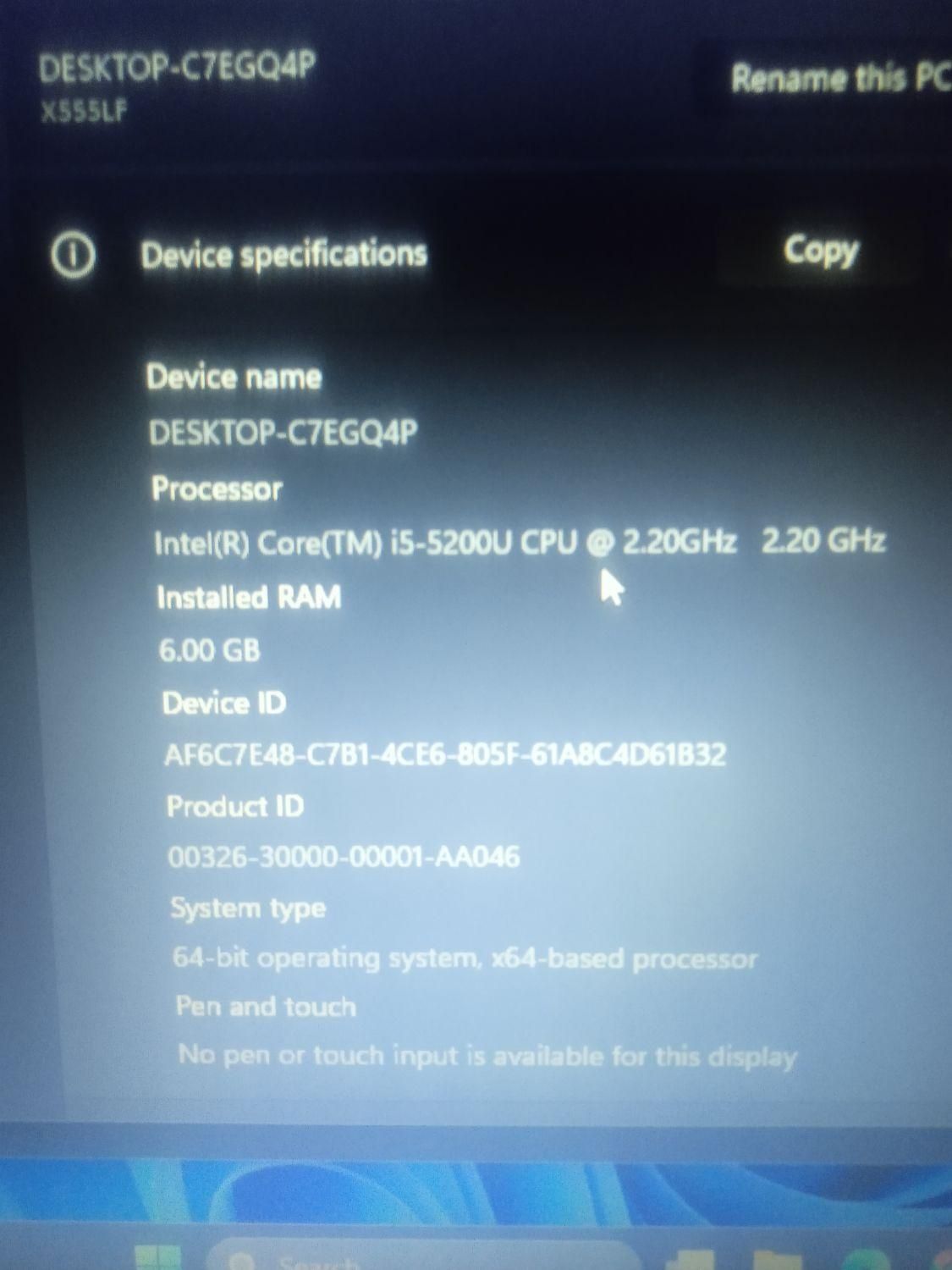 لپ تاپ ایسوس  asus|رایانه همراه|ارومیه, |دیوار