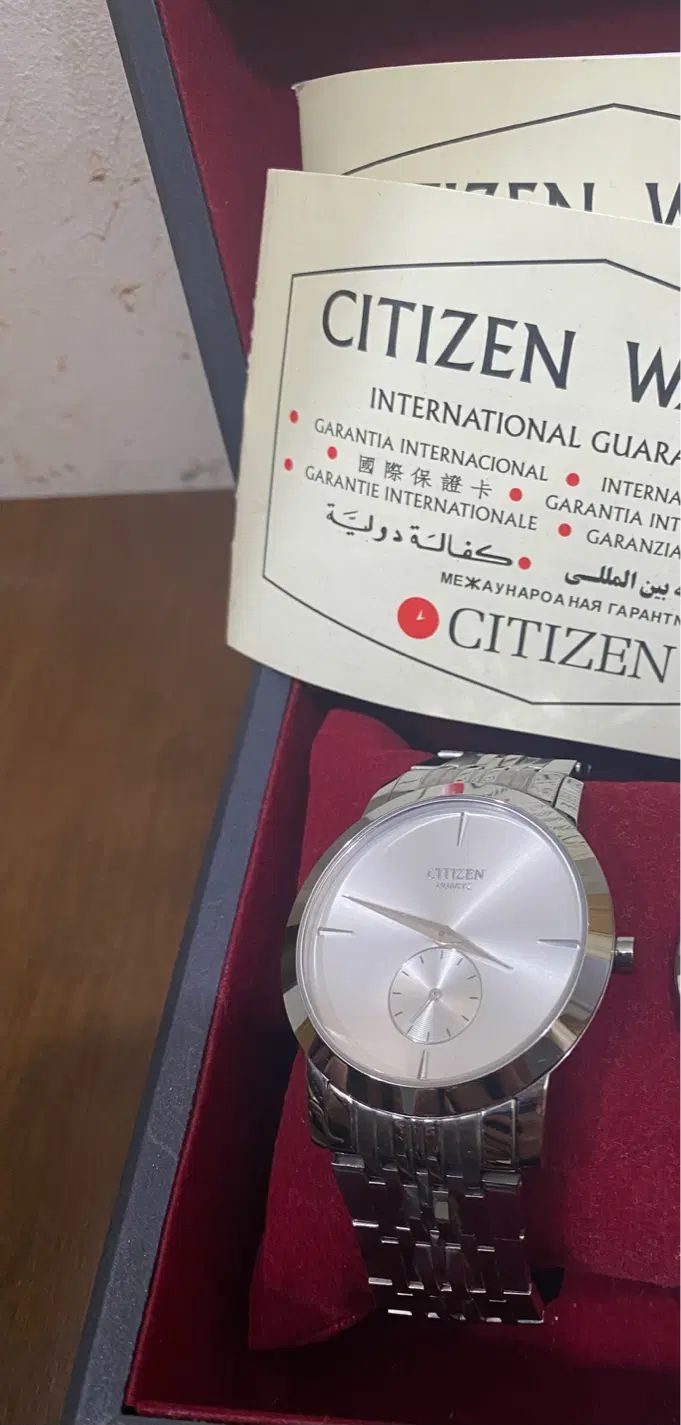 ساعت سیتیزن citizen مردانه اصل همراه با شناسنامه|ساعت|رشت, گلسار|دیوار