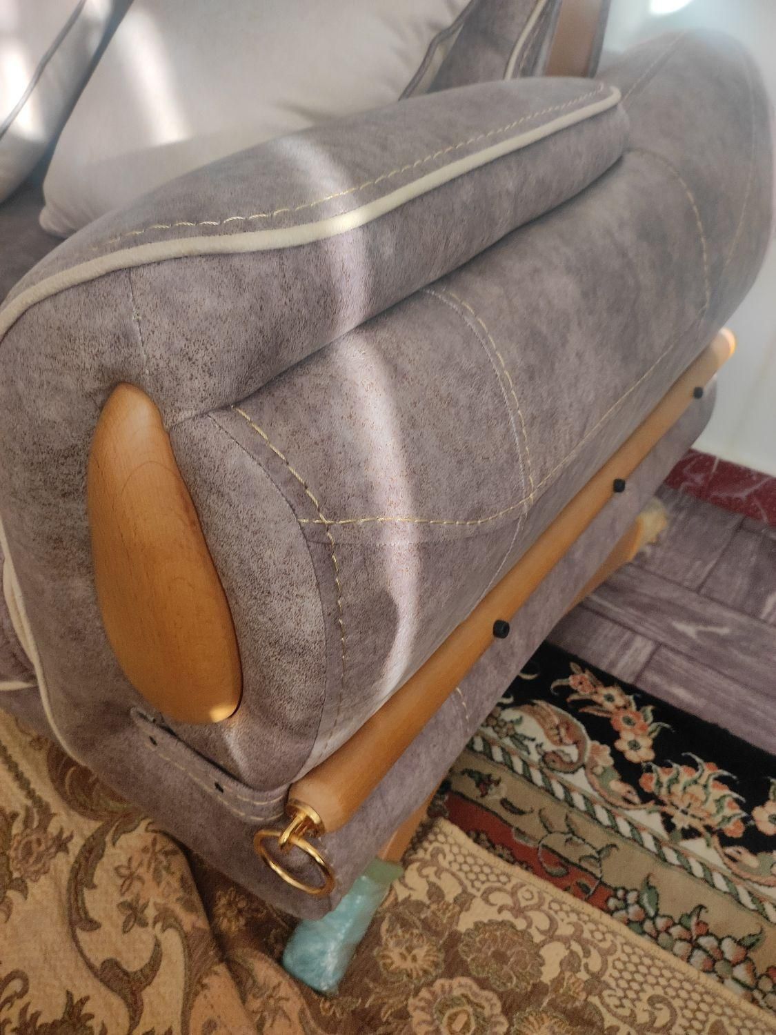 مبل 8 نفره تختخوابشو شرکتی و میز ناهار خوری  6نفره|مبلمان خانگی و میز عسلی|کرج, گلشهر|دیوار