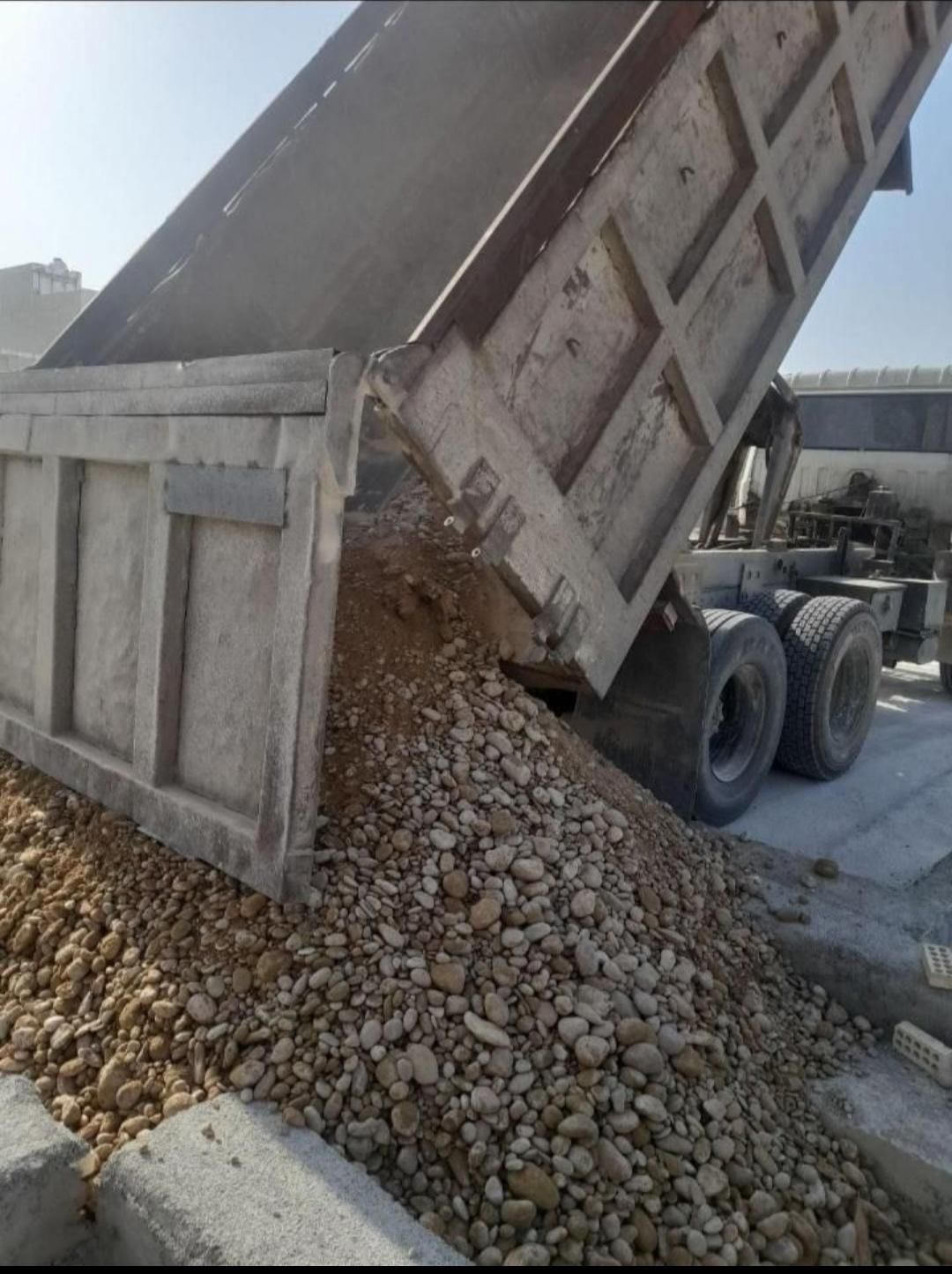 قلوه ماسه شفته آهک مخلوط بادی سنگ پی شن|مصالح و تجهیزات ساختمان|بندر ماهشهر, |دیوار