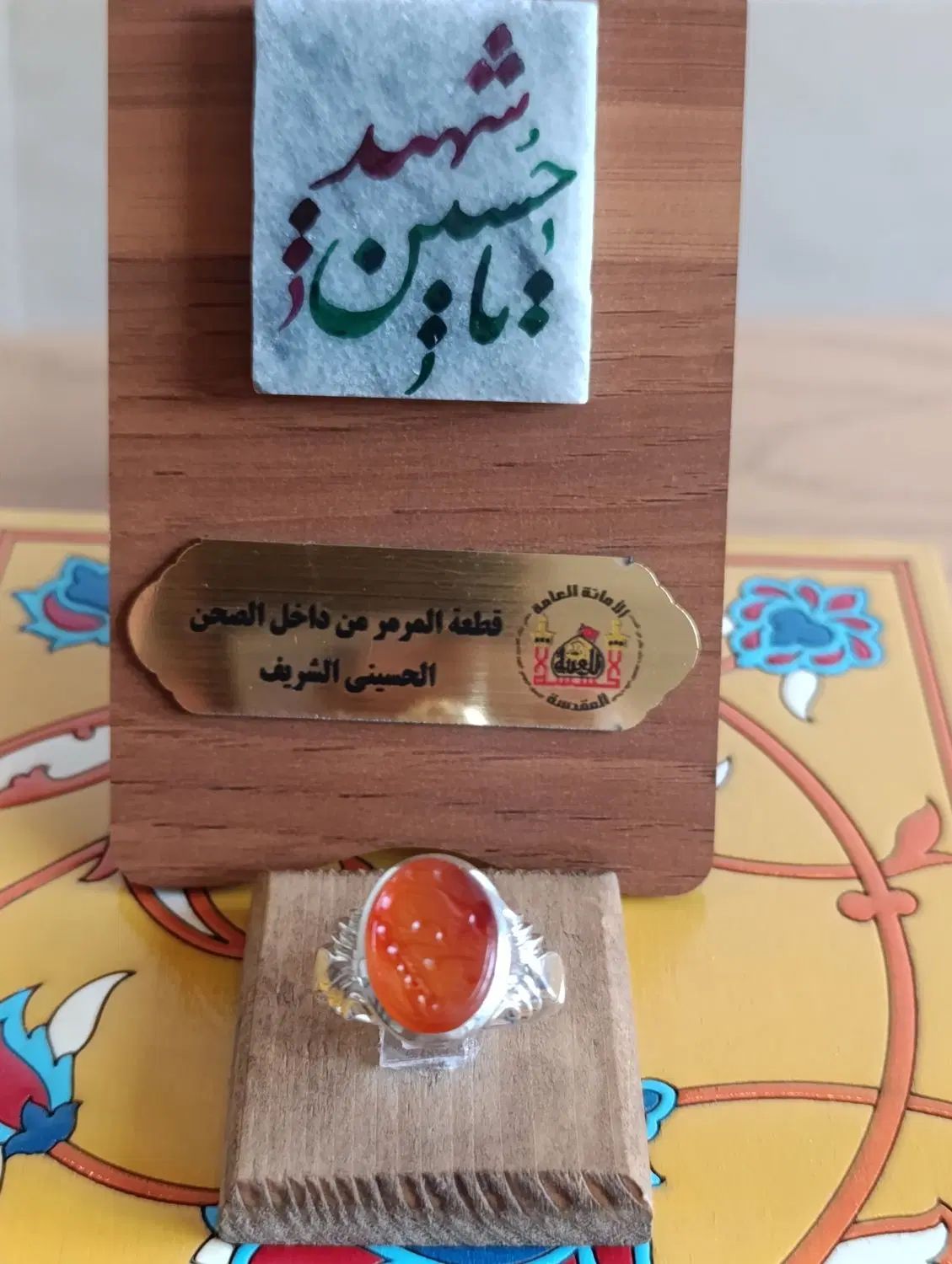 انگشتر عقیق مردانه زیبا و باکیفیت|جواهرات|تهران, هاشم‌آباد|دیوار
