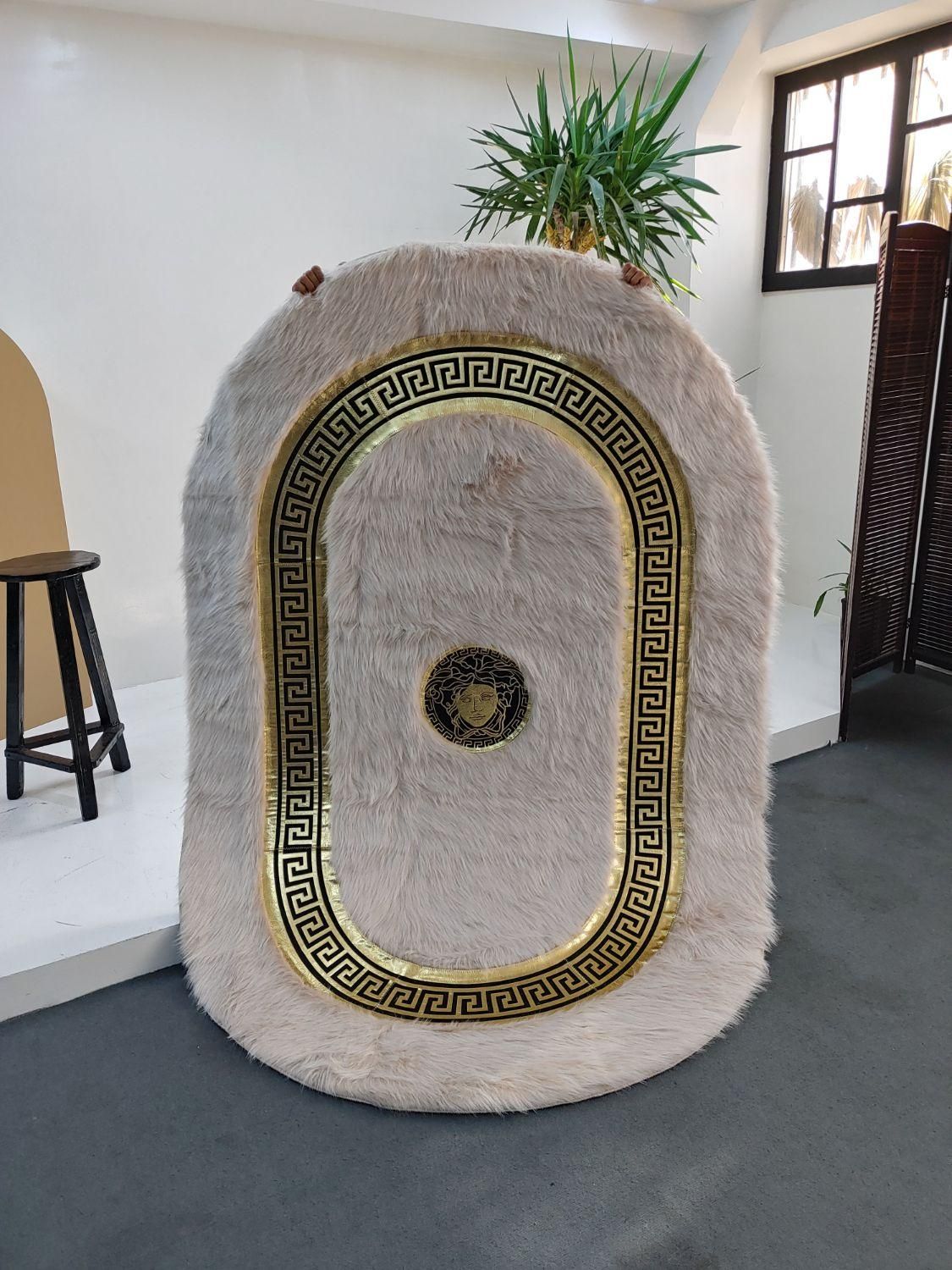 فرش بیضی خزدار ترک|فرش|تهران, عبدل‌آباد|دیوار