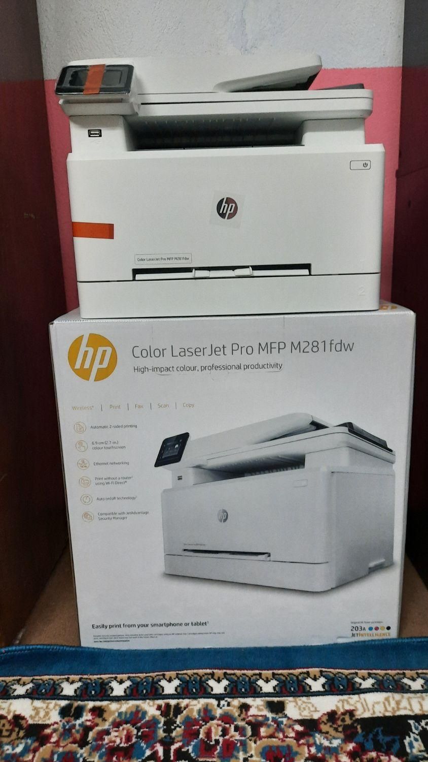 پرینتر چند کاره لیزری رنگی hp مدل M281fdw|پرینتر، اسکنر، کپی، فکس|تهران, هفده شهریور|دیوار