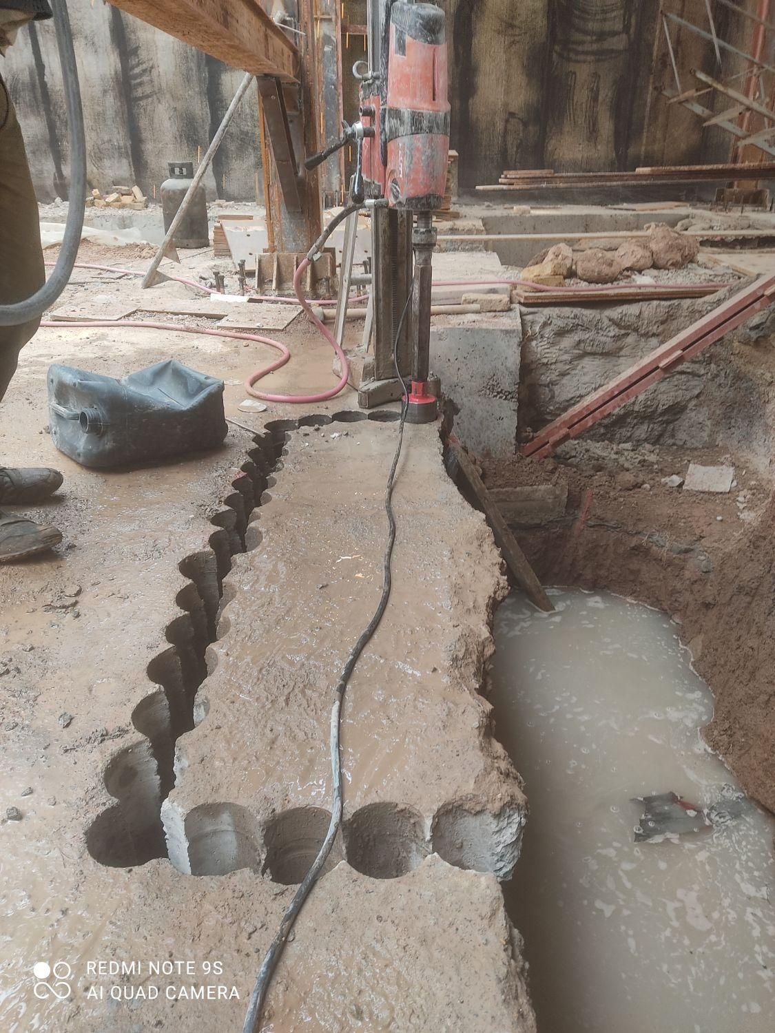 خدمات کرگیری و برش بتن کرگیر گردبر سوراخکاری بتن|خدمات پیشه و مهارت|تهران, نیاوران|دیوار