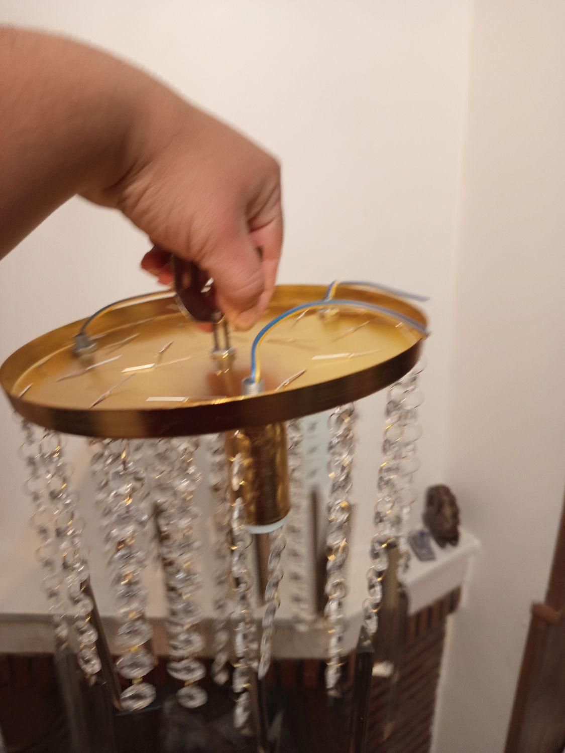 لوستر کریستالی|لوستر و چراغ آویز|تهران, تهرانپارس غربی|دیوار
