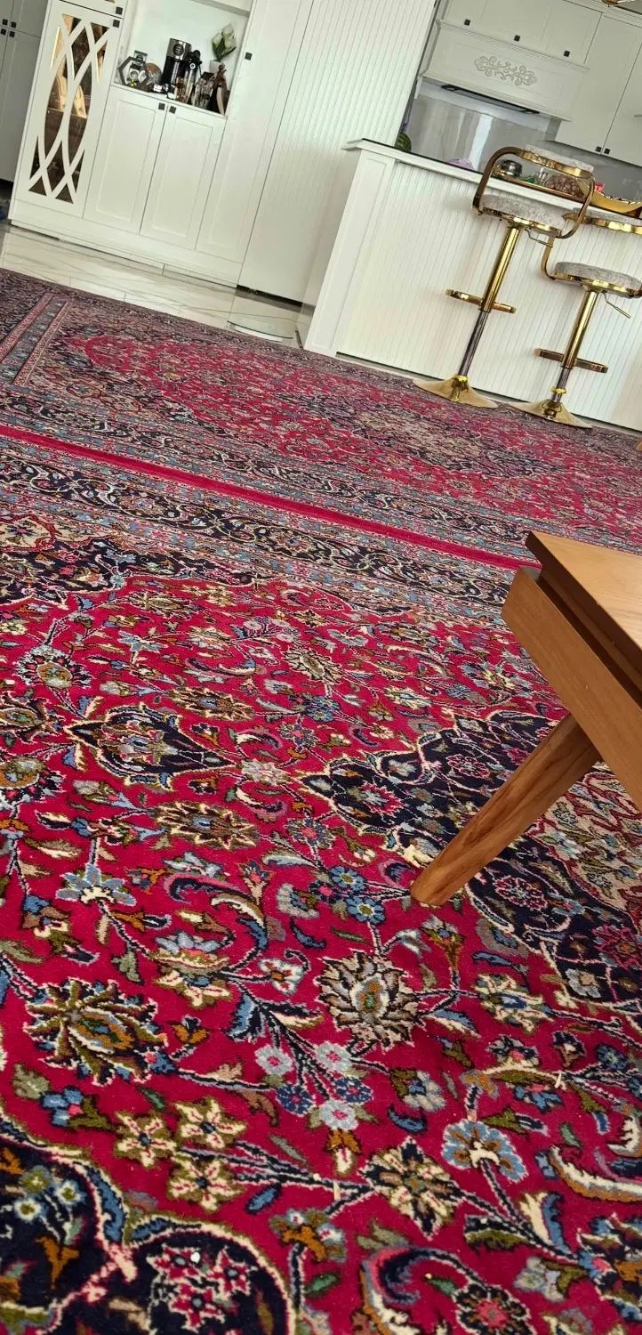 دو تخته فرش دستباف نخ المان|فرش|مشهد, شهرک رازی (شهرک غرب)|دیوار
