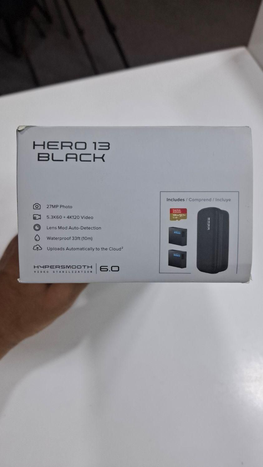 دوربین GOPRO 13 اوپن باکس فول پک 2 باطری|دوربین عکاسی و فیلم‌برداری|تهران, فردوسی|دیوار