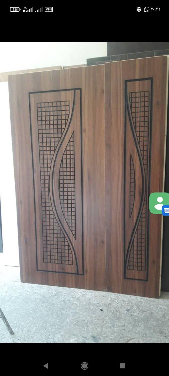 درب ضد سرقت درب داخلی اتاقی چوبی سرویس ضداب حمام|مصالح و تجهیزات ساختمان|ارومیه, |دیوار