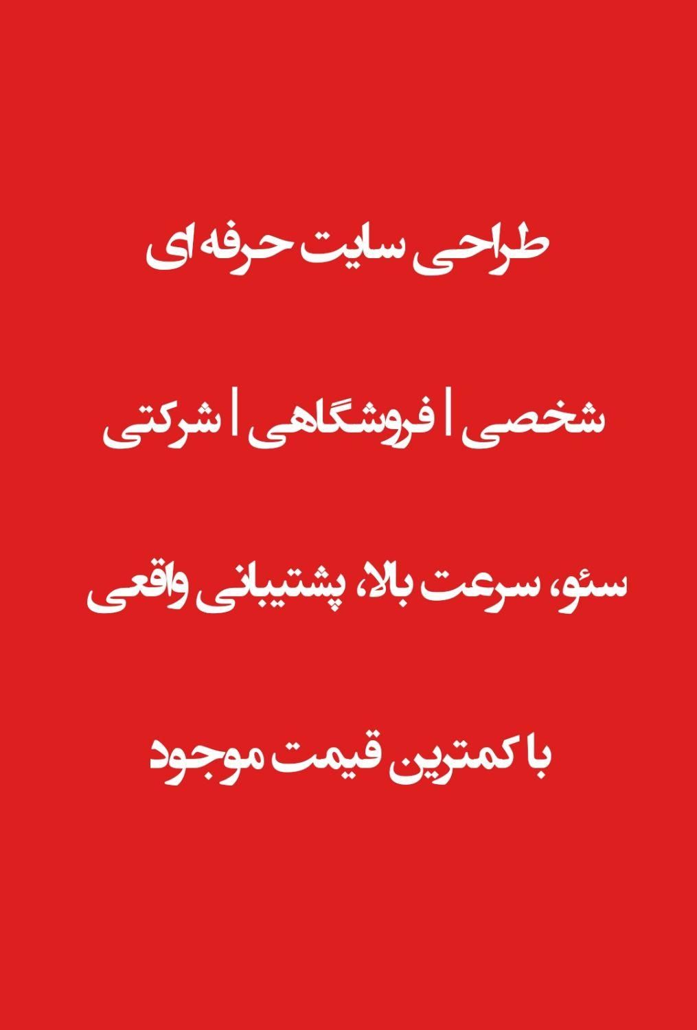 طراحی وب سایت حرفه ای، فروشگاهی، شرکتی، شخصی|خدمات رایانه‌ای و موبایل|شیراز, ارم|دیوار