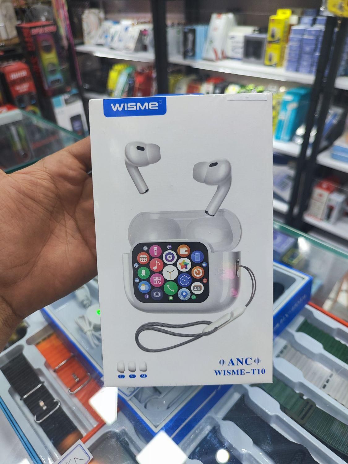 ایرپاد برند ویزمی صفحه نمایش دار wt-10 دارای anc|پخشکننده همراه|مشهد, طلاب|دیوار