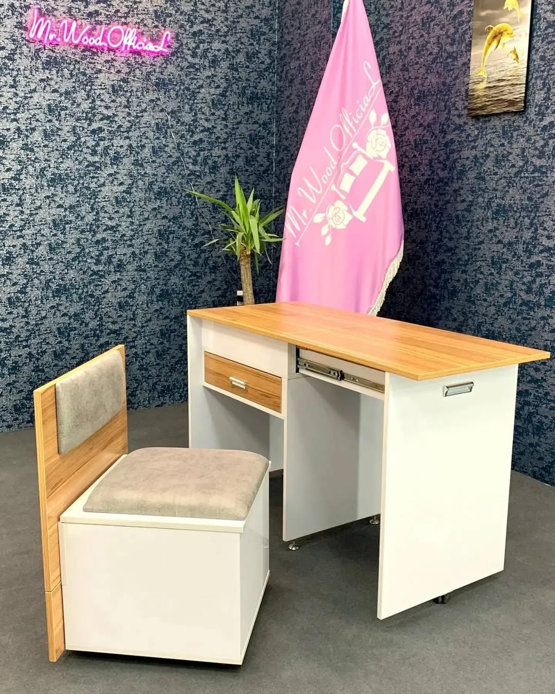 میز جادویی همه کاره کم جا ام دی اف در شهرضا|میز تحریر و کامپیوتر|شهرضا, |دیوار