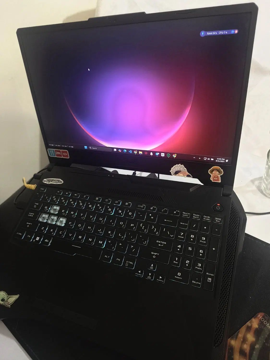 لپ تاپ asus tuf f15 fx506HE|رایانه همراه|تهران, شارق|دیوار