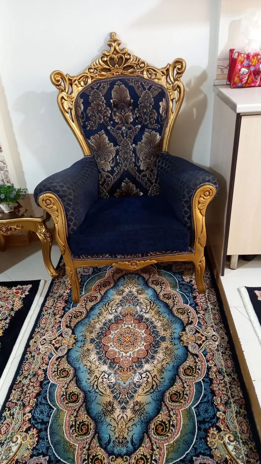 مبل سلطنتی چوب راش|مبلمان خانگی و میز عسلی|تهران, مشیریه|دیوار