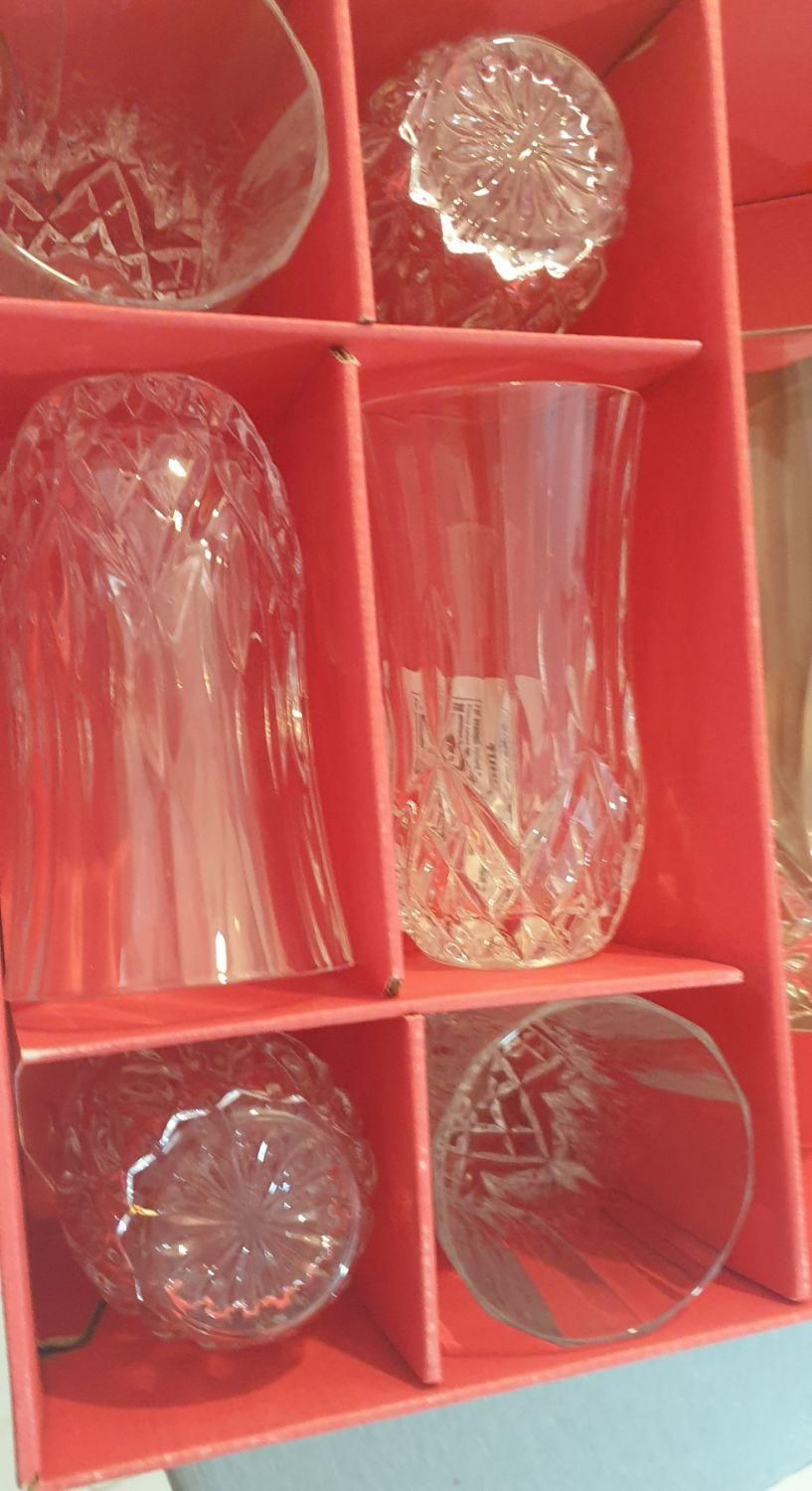 پارچ و لیوان کریستال اینالیایی 24٪|ظروف سرو و پذیرایی|پردیس, فاز ۱۱|دیوار