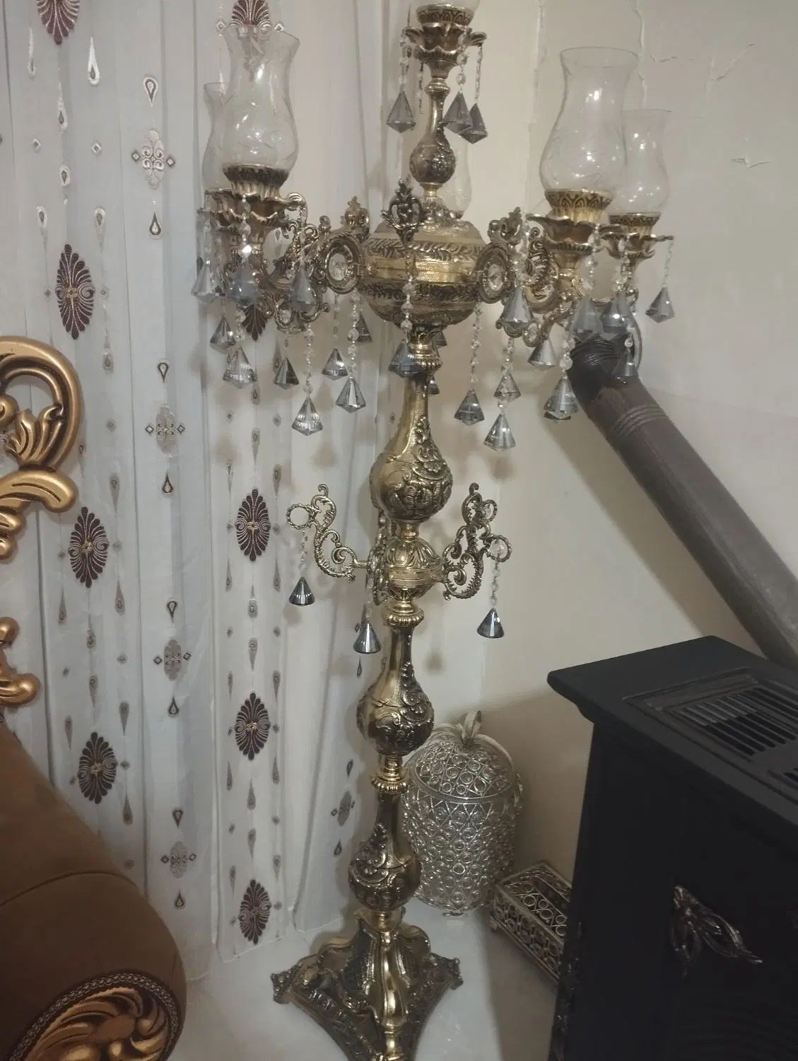 لوستر کنارسالنی مجلل اعیونی مدل شاه عباسی نو مناسب|لوستر و چراغ آویز|مشهد, رضاشهر|دیوار