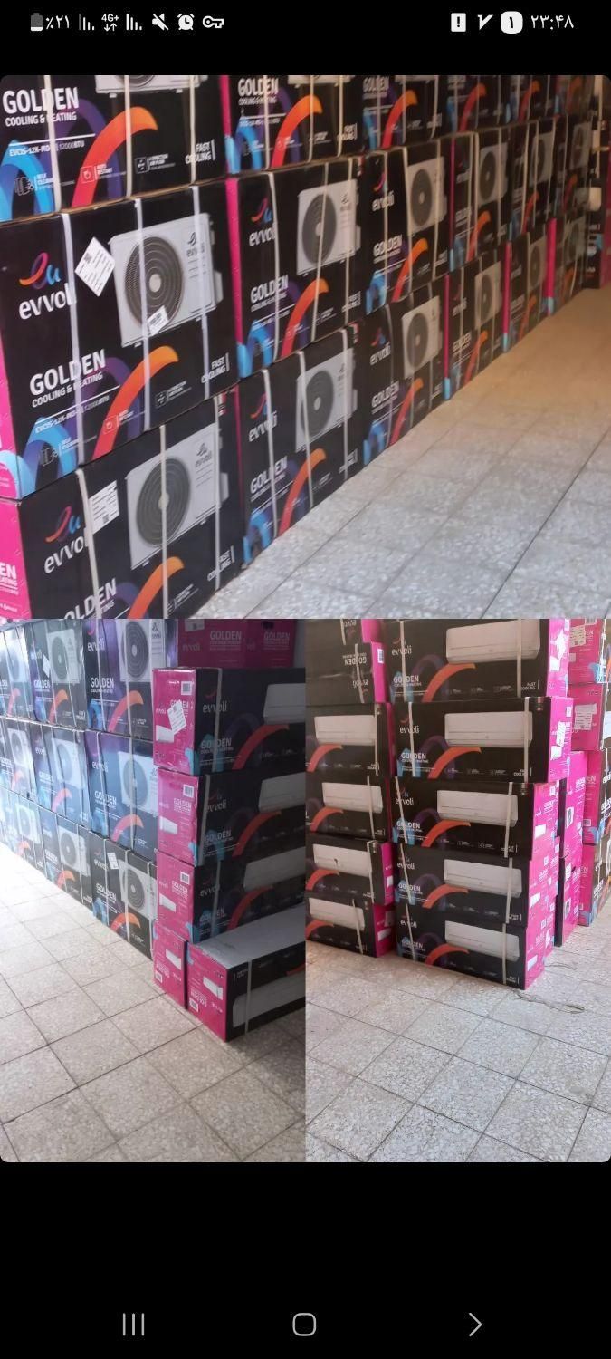 انواع کولر گازی اوجنرال و ایولی و غیره|کولر گازی و فن‌کوئل|قم, نیروگاه|دیوار