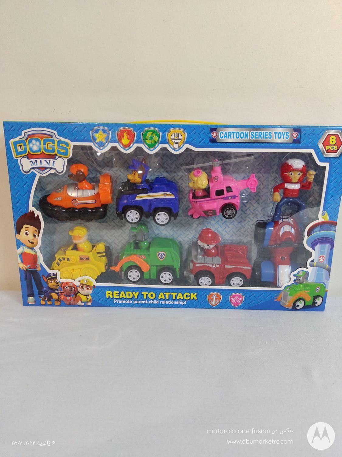 پک 7 تایی ماشین های عقب کش سگ های نگهبان|اسباببازی|تهران, گمرک|دیوار