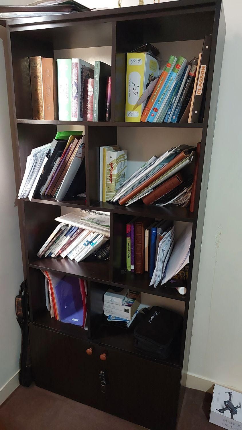کتابخانه|کتابخانه، شلف، قفسه‌های دیواری|تهران, افسریه|دیوار