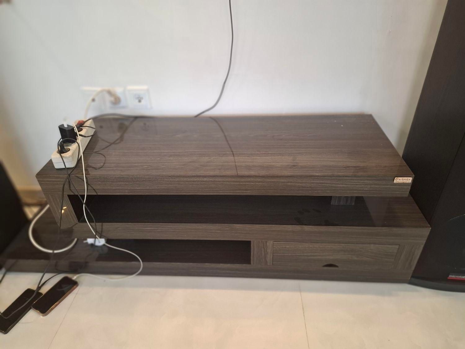 میز ال سی دی هایگلاس مدرن|میز تلویزیون|ماهدشت, |دیوار