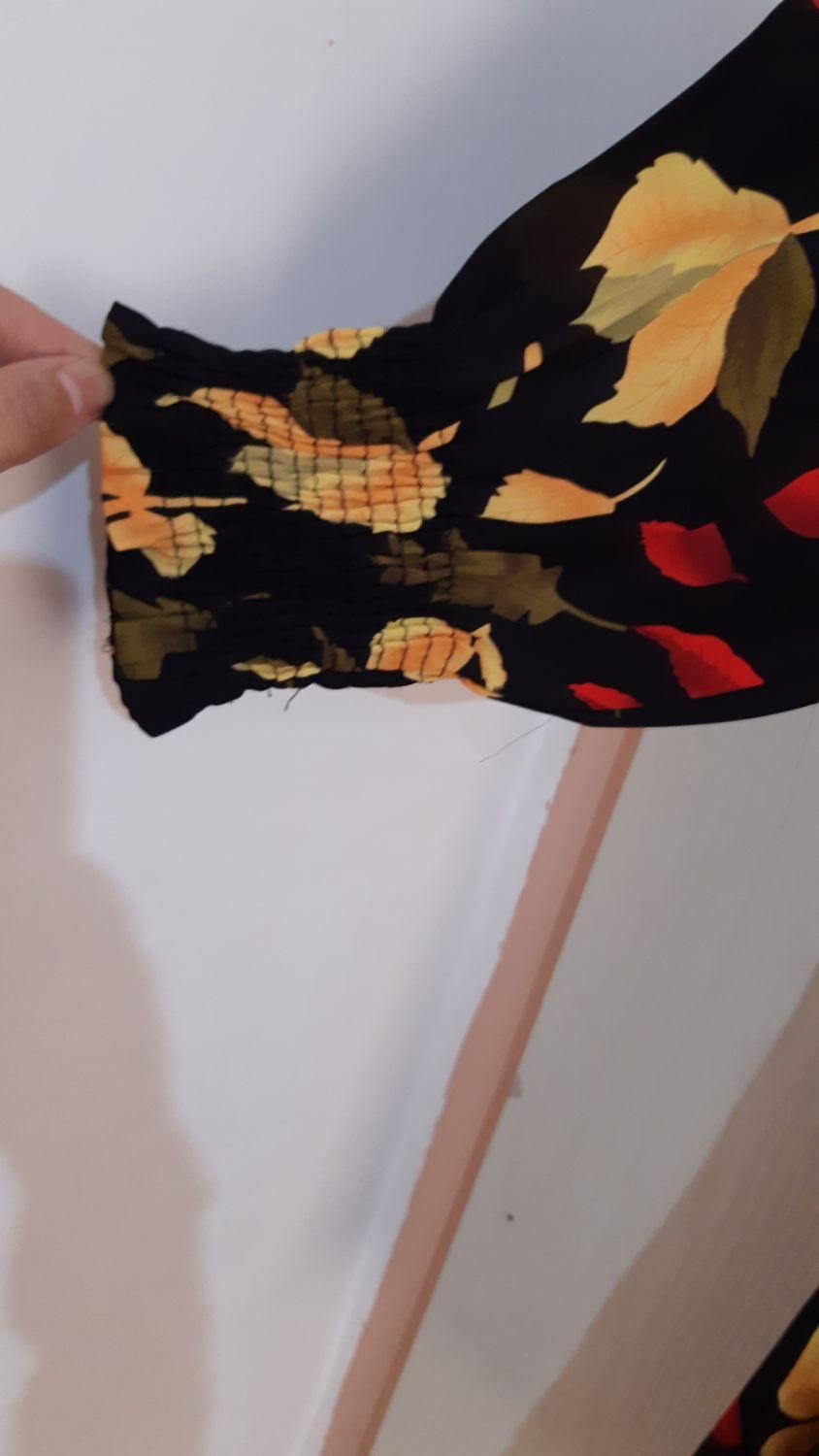 شومیز کرپ حریر طرحدار|لباس|نظرآباد, نظرآباد|دیوار