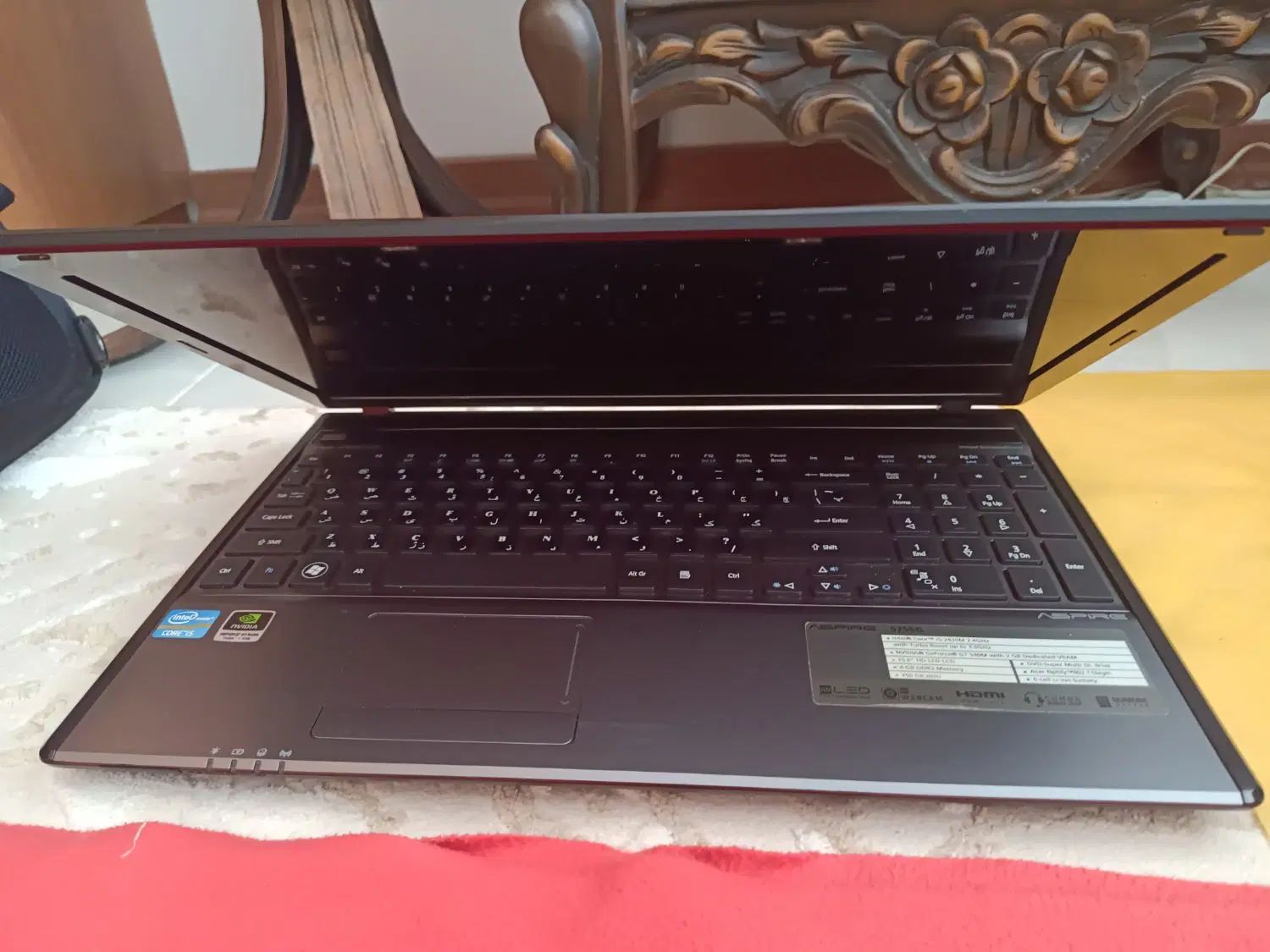لپ تاپ ایسر مدل ASPIRE 5755G|رایانه همراه|کرج, باغستان|دیوار