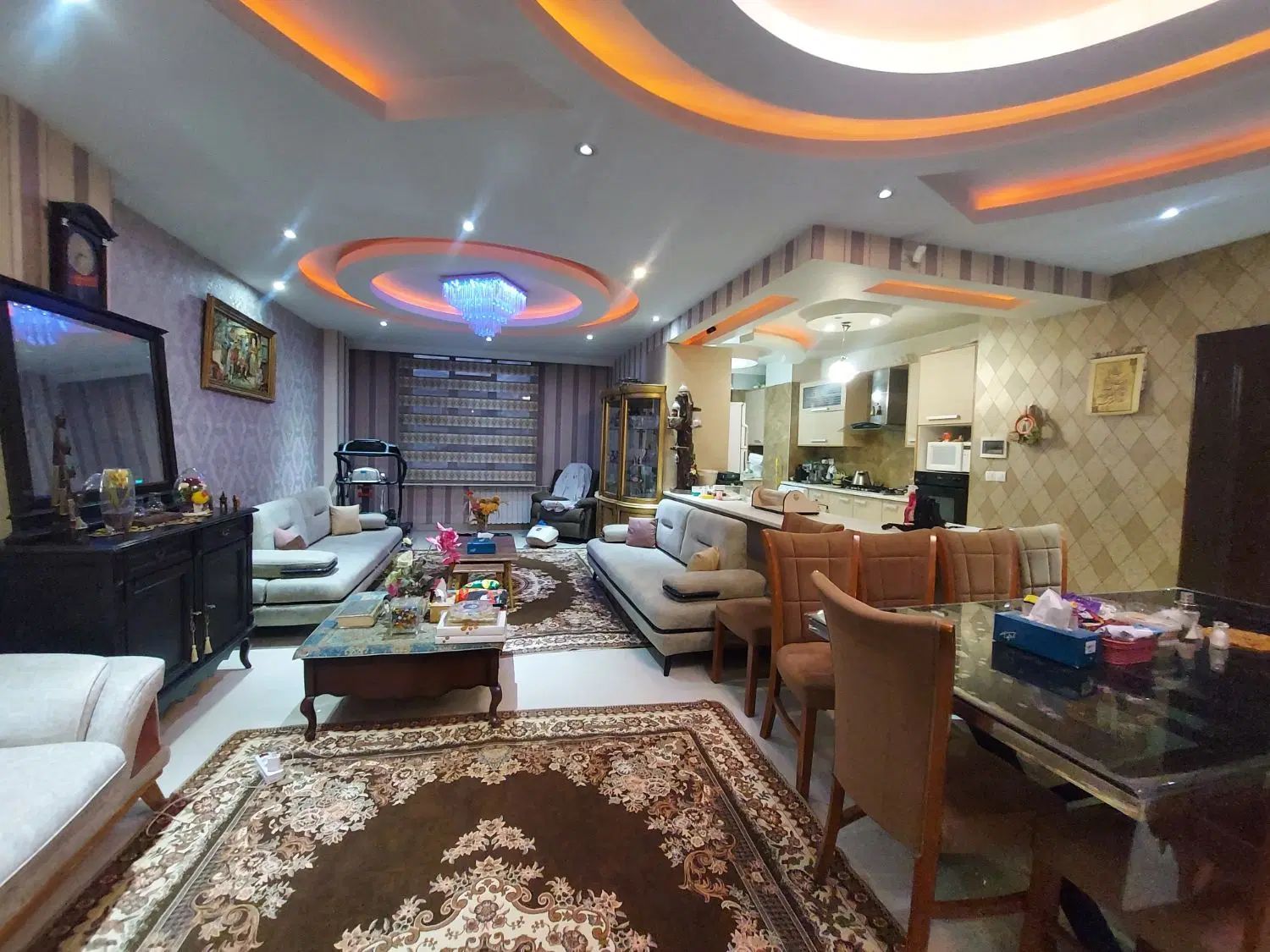۱۳۰متر/ ۳خواب/ سالن پرده خور/ جنت آباد جنوبی|اجارهٔ آپارتمان|تهران, جنت‌آباد جنوبی|دیوار
