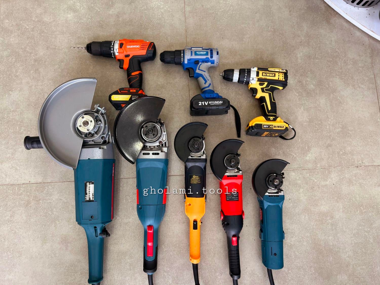 میخکوب اماراتی باروتی منگنه کوب دریل موتور برق مته|ابزارآلات|رشت, دیلمان|دیوار