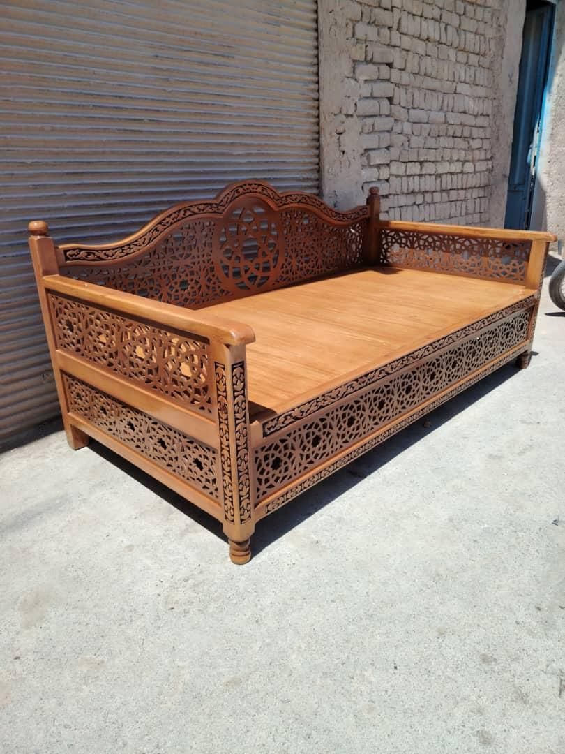 تخت سنتی مبلی مبل چهارمنبت|مبلمان خانگی و میز عسلی|خمینی‌شهر, |دیوار